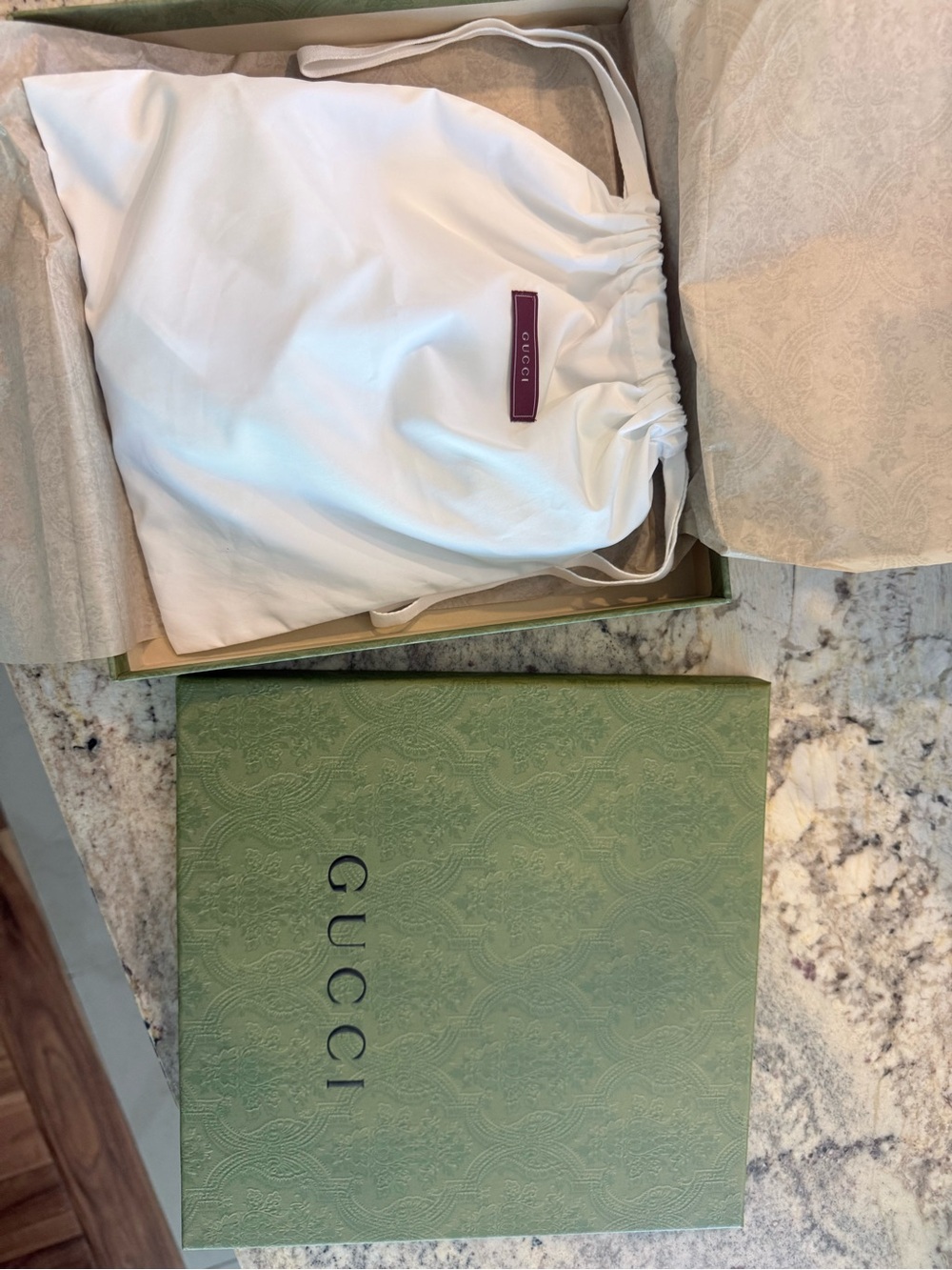GUCCI Green Monogram One Piece Swimsuit - Picture 4 of 5